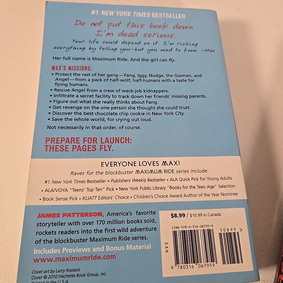 Books of Bestselling Series Maximum Ride by James Patterson Lot Of 6 - Picture 13 of 16